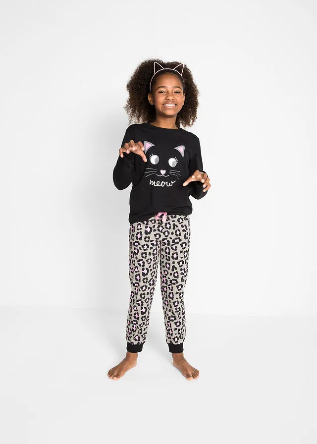 PIJAMA (2 PIEZAS) GRISROSA ESTAMPADO